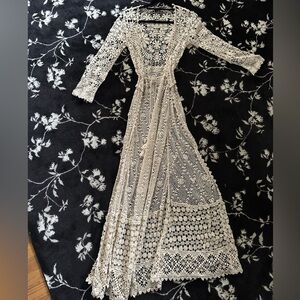 Stunning Ralph Lauren crochet long cardigan